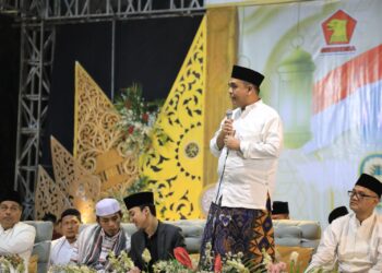 Muzani Hadiri GEMIRA Jawa Tengah Bersolawat, Sampaikan Salam Prabowo ke Masyarakat Demak