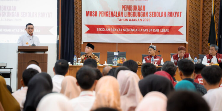 Hadiri Pembukaan MPLS Sekolah Rakyat, Gubernur Banten Andra Soni: Perjuangkan Keadilan Sosial Masyarakat